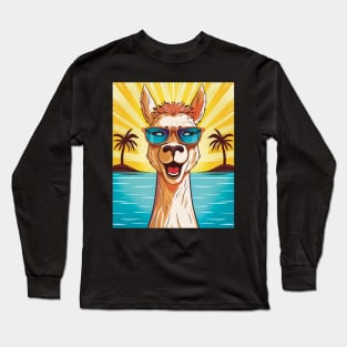 Summer Lama Long Sleeve T-Shirt